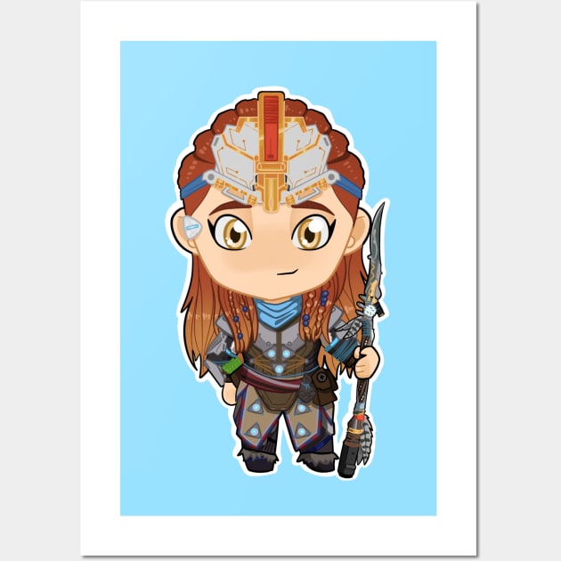 Aloy Horizon Forbidden West Wall Art by dragonlord19